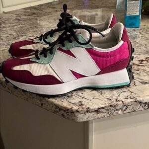 New Balance Burgundy and Pink Athletic Shoes